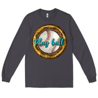 Smoke baseball with sunflower round earrings Long Sleeve Tee - BundleAndBundleShop