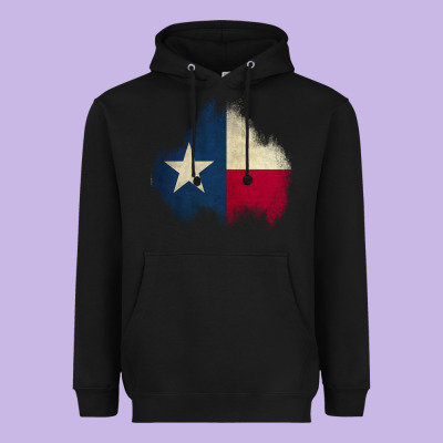 Texas Patch Heavyweight Hoodie Designed By Adodesignshop
