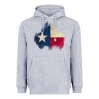 Heather Grey texas patch Heavyweight Hoodie - AdoDesignShop