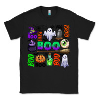 Black boo halloween Classic Tee - CowGirlArtShop
