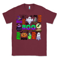 Burgundy boo halloween Classic Tee - CowGirlArtShop