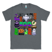 Charcoal Heather boo halloween Classic Tee - CowGirlArtShop