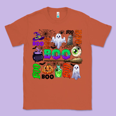 Boo Halloween Classic Tee Designed By Cowgirlartshop