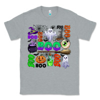 Heather Grey boo halloween Classic Tee - CowGirlArtShop