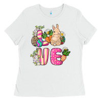 White Love Easter Day Ladies Tee - HowdyJamesFarm