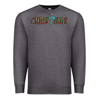 Charcoal Heather christmas cross Premium Sweatshirt - AdoDesignShop