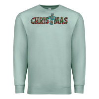Seafoam christmas cross Premium Sweatshirt - AdoDesignShop