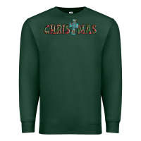 Sports Green christmas cross Premium Sweatshirt - AdoDesignShop