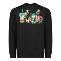 Black cow coffee cups Heavyweight Sweatshirt - AdoDesignShop