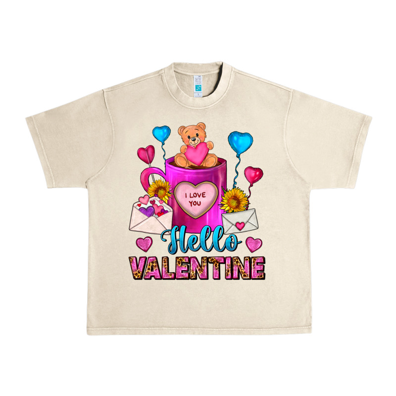 Hello Valentine Valentines Day Coffee Mug Urban Heavy Tee by FaDigitalArtStudio | Teevron