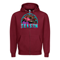 Burgundy racing season motorcycle Zipper Hoodie - AdoDesignShop