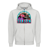 Dove Grey racing season motorcycle Zipper Hoodie - AdoDesignShop