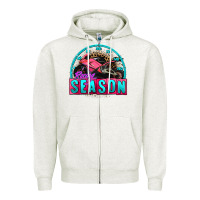 Oatmeal Heather racing season motorcycle Zipper Hoodie - AdoDesignShop