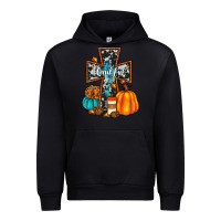 Black thankful cross Urban Hoodie - JahusDesignShop
