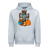 Heather Grey thankful cross Urban Hoodie - JahusDesignShop
