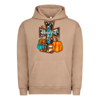 Pigment Burro thankful cross Urban Hoodie - JahusDesignShop