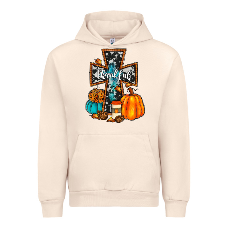 Thankful Cross Urban Hoodie by JahusDesignShop | Teevron