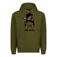 Army Green hair hustler Premium Hoodie - SublimationCraftShop