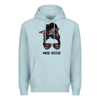 Blue Mist hair hustler Premium Hoodie - SublimationCraftShop