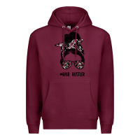 Burgundy hair hustler Premium Hoodie - SublimationCraftShop