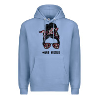 Colony Blue hair hustler Premium Hoodie - SublimationCraftShop