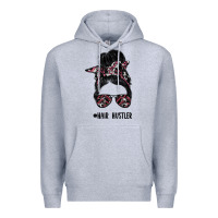 Heather Grey hair hustler Premium Hoodie - SublimationCraftShop