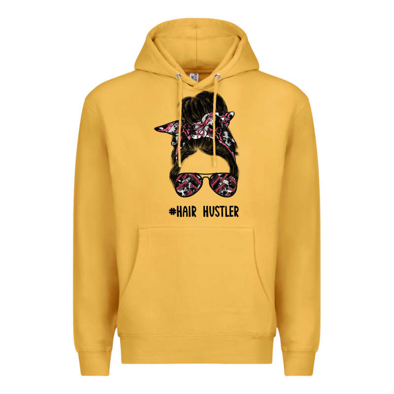 Hair Hustler Premium Hoodie by SublimationCraftShop | Teevron