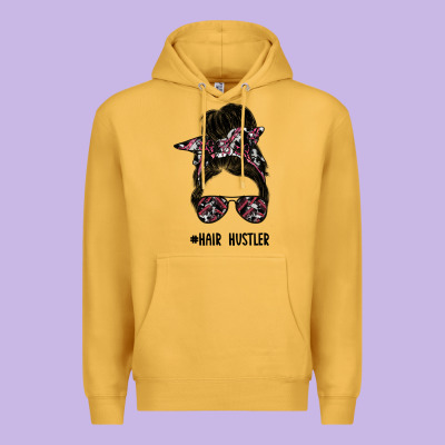 Hair Hustler Premium Hoodie Designed By Sublimationcraftshop