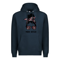 Navy hair hustler Premium Hoodie - SublimationCraftShop