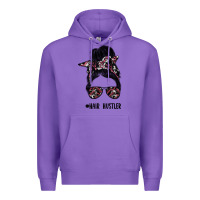 Purple hair hustler Premium Hoodie - SublimationCraftShop
