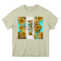 Mossy western mother's day mama with turquoise and sunflowers and leopard tu Heavy Core Tee - TumblerDesignByShophia