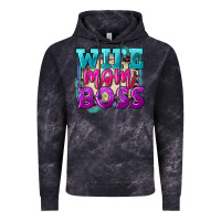 Cloud Black wife mom boss Vintage Hoodie - FaDigitalArtStudio