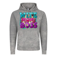 Cloud Rock wife mom boss Vintage Hoodie - FaDigitalArtStudio
