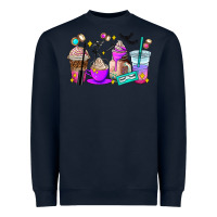 Navy lash hustler coffee cups Heavyweight Sweatshirt - AdoDesignShop