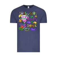 Vintage Denim this girl needs a drink Vintage Tee - OliviaCreatesArt