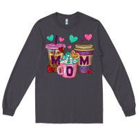 Smoke Western Mom Coffee Cups Long Sleeve Tee - BundleAndBundleShop