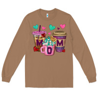Toasted Coconut Western Mom Coffee Cups Long Sleeve Tee - BundleAndBundleShop