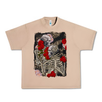 Burro Two skeletons hugging Valentine's Day Urban Heavy Tee - FaDigitalArtStudio