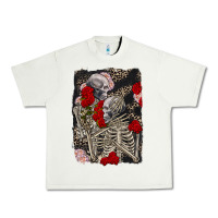 Pistachio Two skeletons hugging Valentine's Day Urban Heavy Tee - FaDigitalArtStudio
