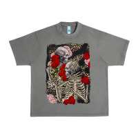 Tornado Two skeletons hugging Valentine's Day Urban Heavy Tee - FaDigitalArtStudio