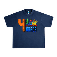 Navy Fourth Grade Urban Heavy Tee - RanaPortraitStore