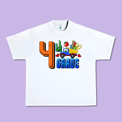 Fourth Grade Urban Heavy Tee Designed By Ranaportraitstore