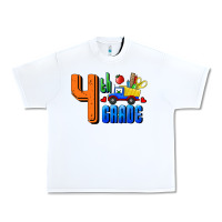 White Fourth Grade Urban Heavy Tee - RanaPortraitStore