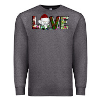 Charcoal Heather love christmas gnome Premium Sweatshirt - AdoDesignShop