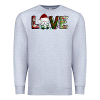 Heather Grey love christmas gnome Premium Sweatshirt - AdoDesignShop