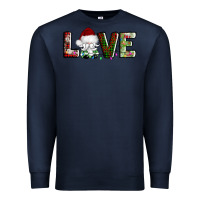 Navy love christmas gnome Premium Sweatshirt - AdoDesignShop