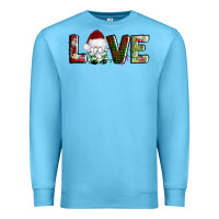 Ocean Blue love christmas gnome Premium Sweatshirt - AdoDesignShop