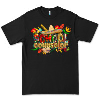 Black cinco de mayo school counselor Premium Tee - CowGirlArtShop
