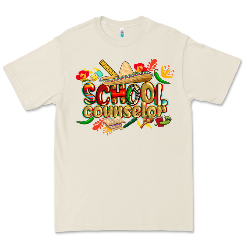 Cinco De Mayo School Counselor Premium Tee by CowGirlArtShop | Teevron