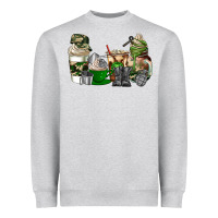 Heather Grey veteran coffee cups Heavyweight Sweatshirt - AdoDesignShop
